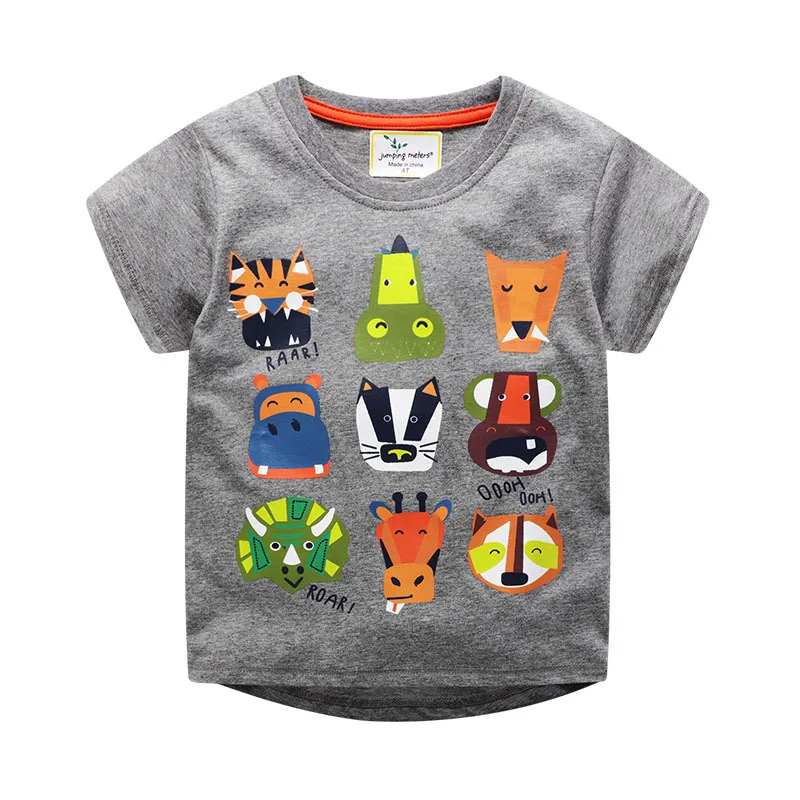 

Childrenswear New Style 2019 Summer Children's T-shirt BOY'S Clothes with Short Sleeves Printed Pure Cotton T-shirt Factory Dire