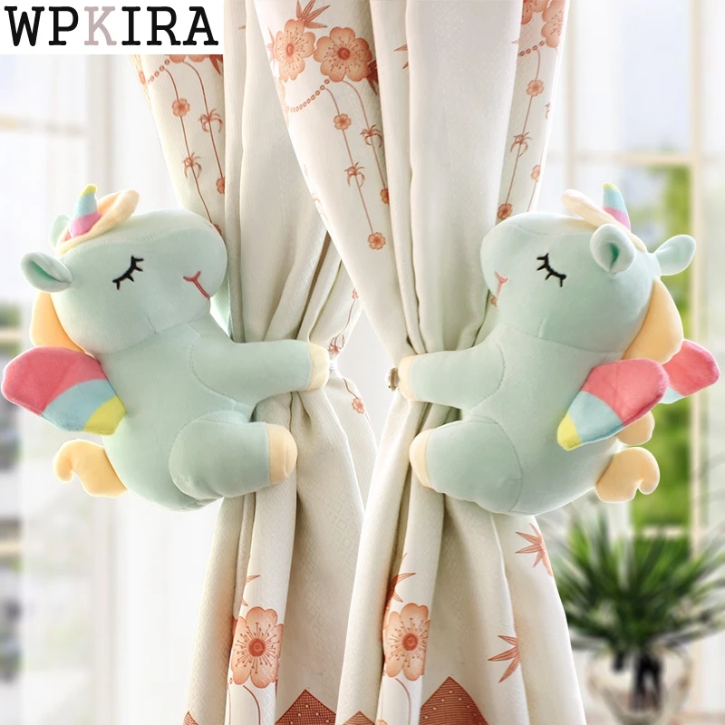Plush Toy Panda Doll Window Curtain Tieback Holder Decoration Tiebacks Hanging Balls for Living Room CP-DS045&ampC | Дом и сад