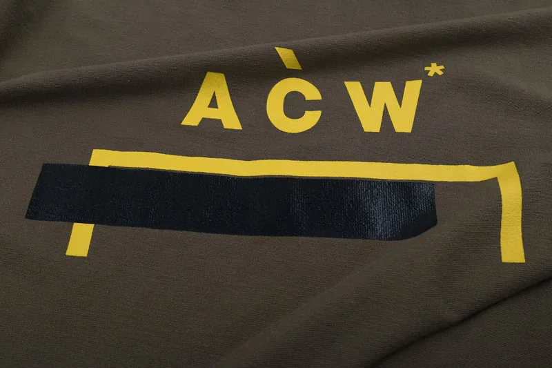 Новая негабаритная A-COLD-WALL ACW Джемпер футболка с геометрическими узорами в стиле ретро A-COLD-WALL футболка с длинным рукавом