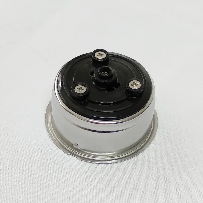 51mm Italian Coffee Machine Accessories Pressure Cup Filter with Black Ring Removable Powder Cup Powder Bowl Basket for Coffee Machine Filter Bowl
