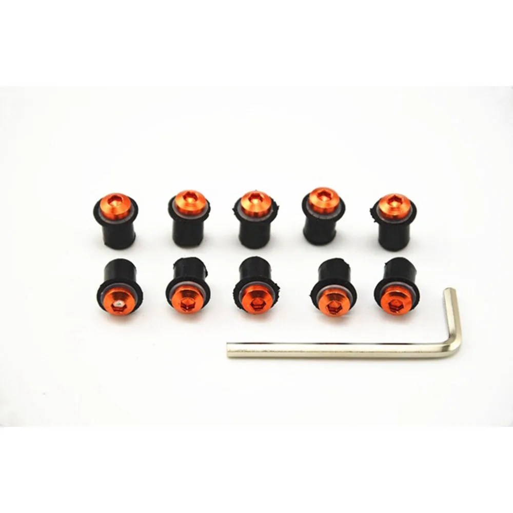 

Front Screws for Kawasaki ZX-6R 2003 2004 2005 2006 2007 2008 Autobike ZX6R 03 04 05 06 07 08 Windshield Screw Kits Fastener Nut