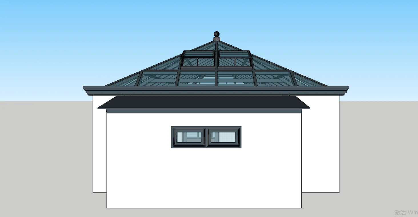 Aluminium Frame Structure Sunroom with Laminated Glass Window/ Aluminum Door and Window Sunroom