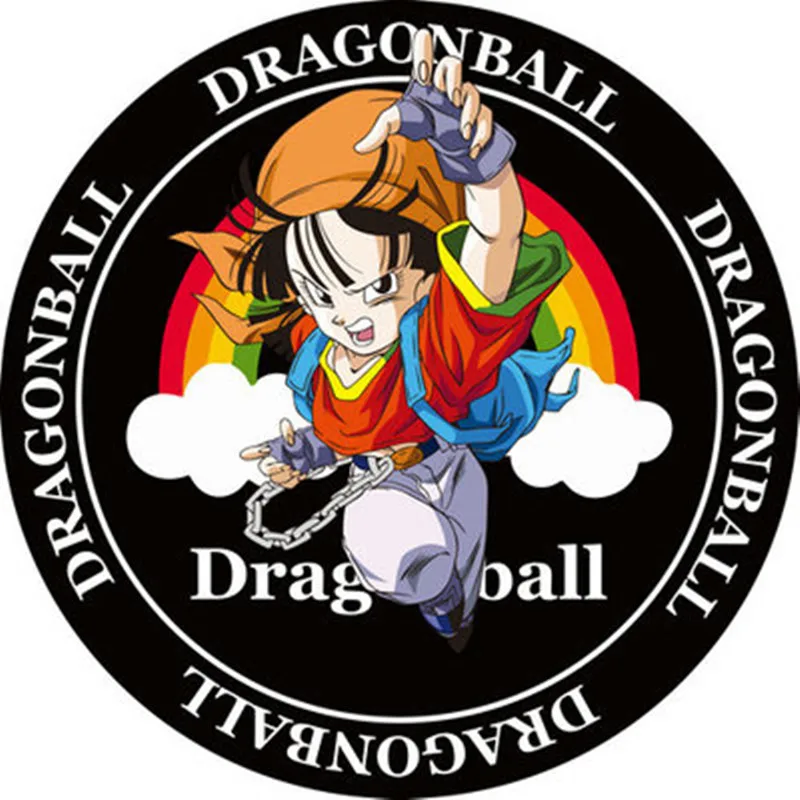 Аниме мультфильм Dragon Ball кран бесцветный ковер Сон Гоку круглый ковер компьютерный коврик на стул и на пол коллекция Морден подарок M2112 - Цвет: 80CM