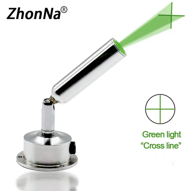 520nm Green Light Laser Module Cross Horizontal Line Laser Positioning And Aiming Industrial-grade Infrared Laser Locator 3V cross line