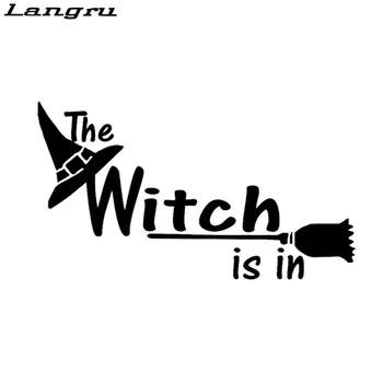 

Funny The Witch Ls Ln Halloween Decor Car Modelling Sticker Silhouette Vinyl Jdm