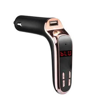 

FM Transmitters Mp3 WPA FLV WAV Bluetooth Version 2.1+EDR Car Kit Handsfree FM Transmitter Radio MP3 Player USB Charger & AUX