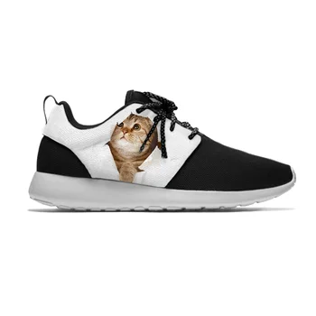 

3D Cat Animal Funny Cute Popular Kids Sport Running Shoes Casual Breathable Lightweight 3D Print Sneakers Boys Children Girls