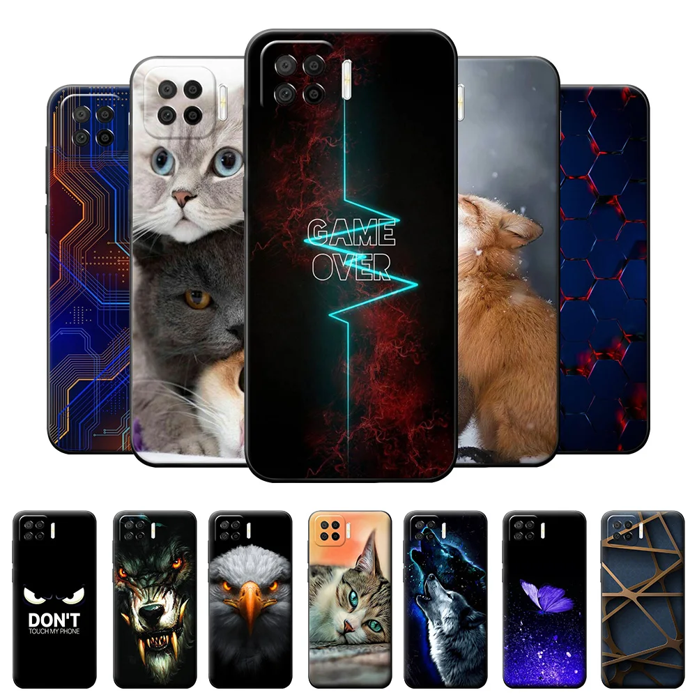 Per Oppo F17 Custodia Custodia In Silicone Tpu Oppo F17 F 17 Custodia Antiurto Di Lusso Per Oppo F17 Cover Morbida Per Telefono Per Oppo F17 6.44 Para