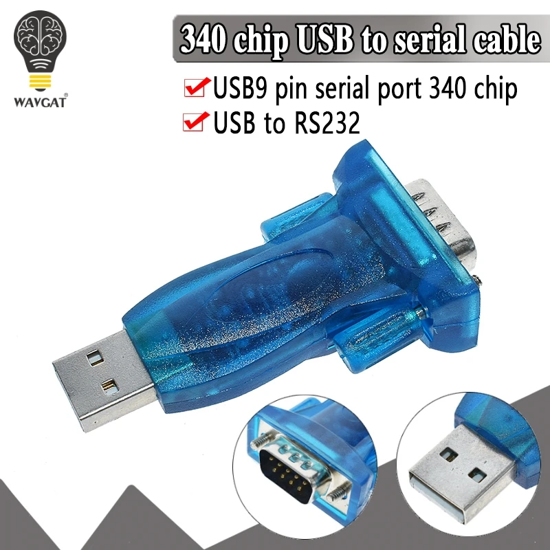 WAVGAT USB a puerto COM, PDA, 9 pines, DB9, compatible con HL 340, Windows7 64, HL340|usb com|usb tousb to com - AliExpress