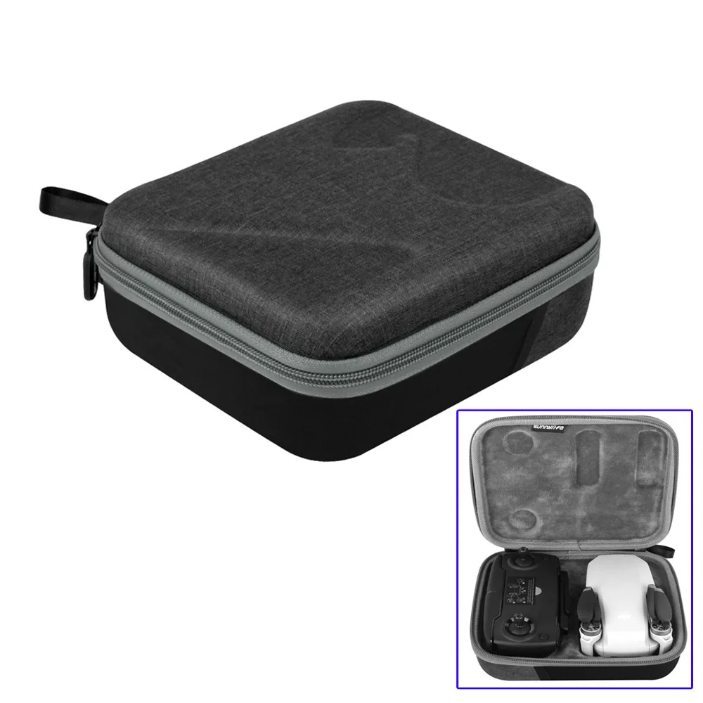 2in1 case Защитная сумка для хранения Чехол для DJI Mavic Mini Drone/пульт дистанционного управления/Аксессуары для аккумулятора - Цвет: 2in1 case