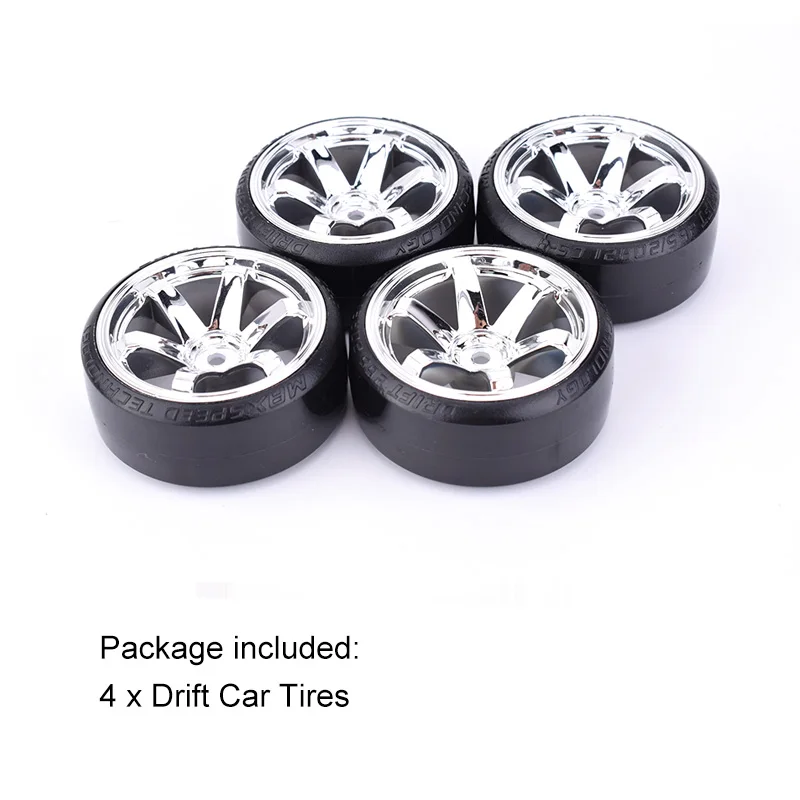 4 шт. AUSTAR Дрифт колеса автомобиля обода колеса прочное колесо шины для 1/10 Traxxas HSP Tamiya автомобильные шины на дороге Дрифтинг RC автомобильная часть