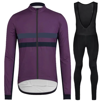 

RUNCHITA clothes bicicleta jersey invierno 2019 winter thermal fleece cycling jersey long sleeve set men MTB mallot ciclismo kit