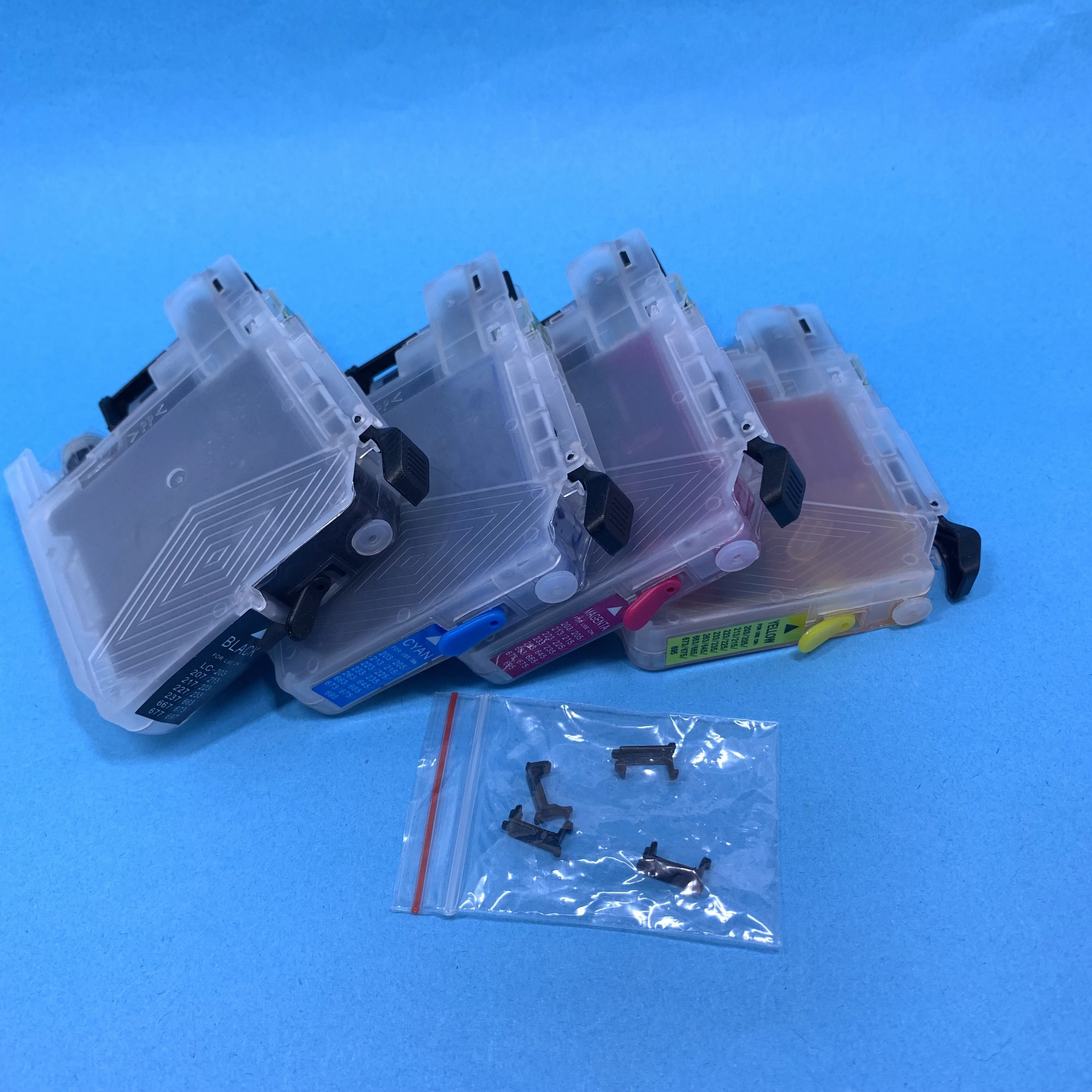 YOTAT Full refillable ink cartridge LC203 for Brother MFC J4320DW MCF