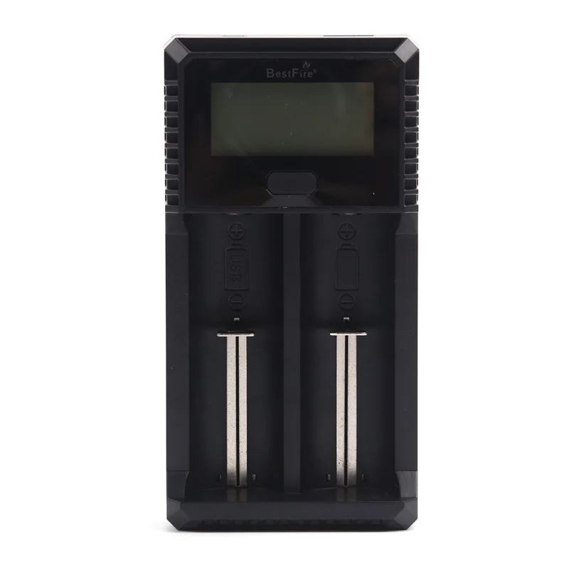 Bestfire C-2A 18650 зарядное устройство lcd USB Смарт зарядное устройство 2 слота для 18650 26650 18350 батарея для AA AAA аккумуляторные батареи