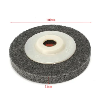 

5pcs Nylon Fiber Wheel Abrasive Polishing Buffing Disc 100mm Wood Polisher Pad Angle Grinder Wheels