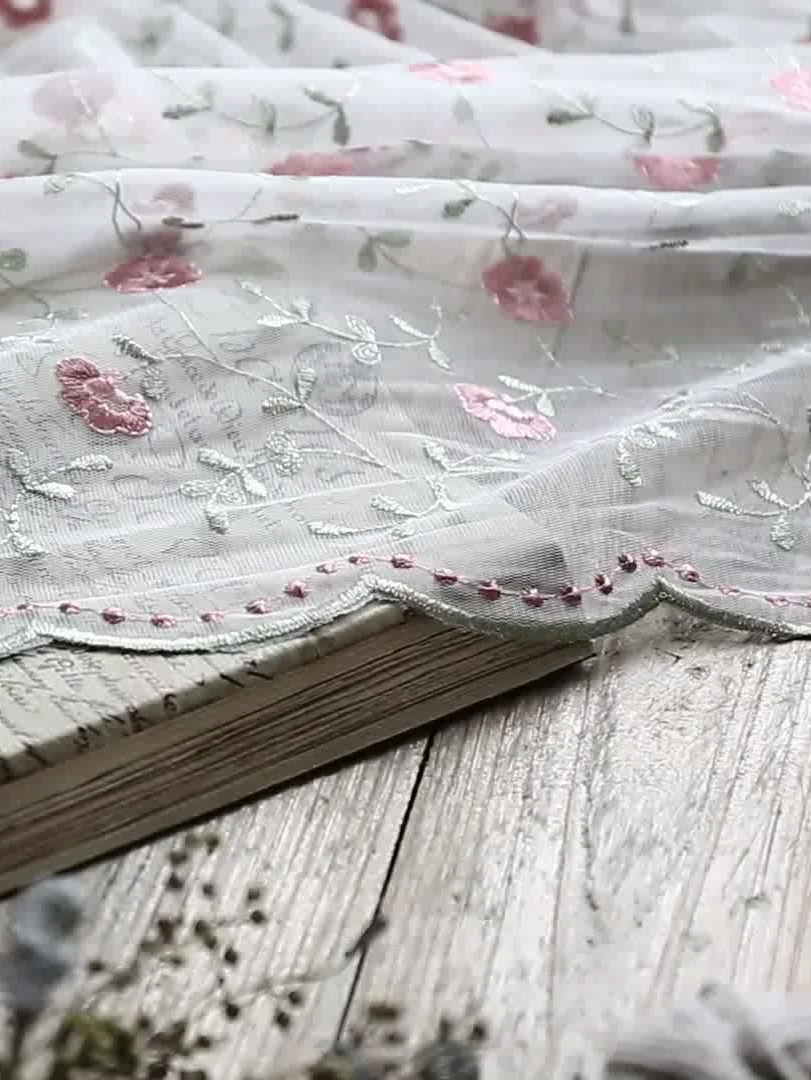 Сетчатая ткань с вышивкой 125 см * 50 высококачественная сделай сам скатерть для