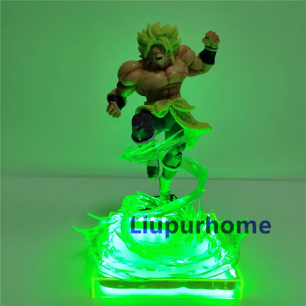 Dragon Ball Z Broly супер сайян, «Жемчуг дракона "сделай сам" светодиодный ночной Светильник аниме Рисунок лампа Dragon Ball Z Broli Lampara Модель Дети Рождество игрушка в подарок