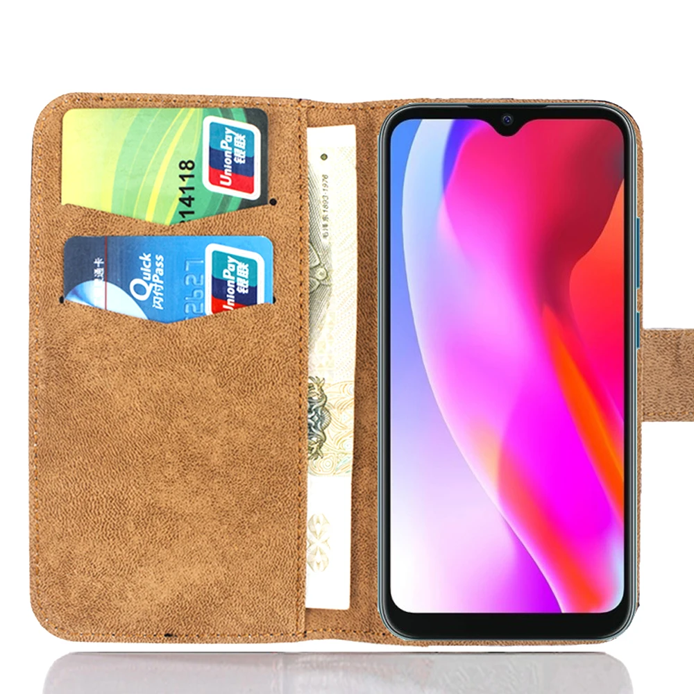 Чехол-книжка для Vsmart Joy 2 6 цветов ультратонкий кожаный модный винтажный роскошный