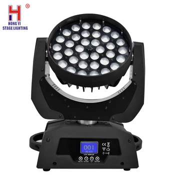 

Dj ligjts led 36x12w zoom wash effect moving head beam light RGBW 4in1 by dmx-512 control good for stage dance wedding bar event