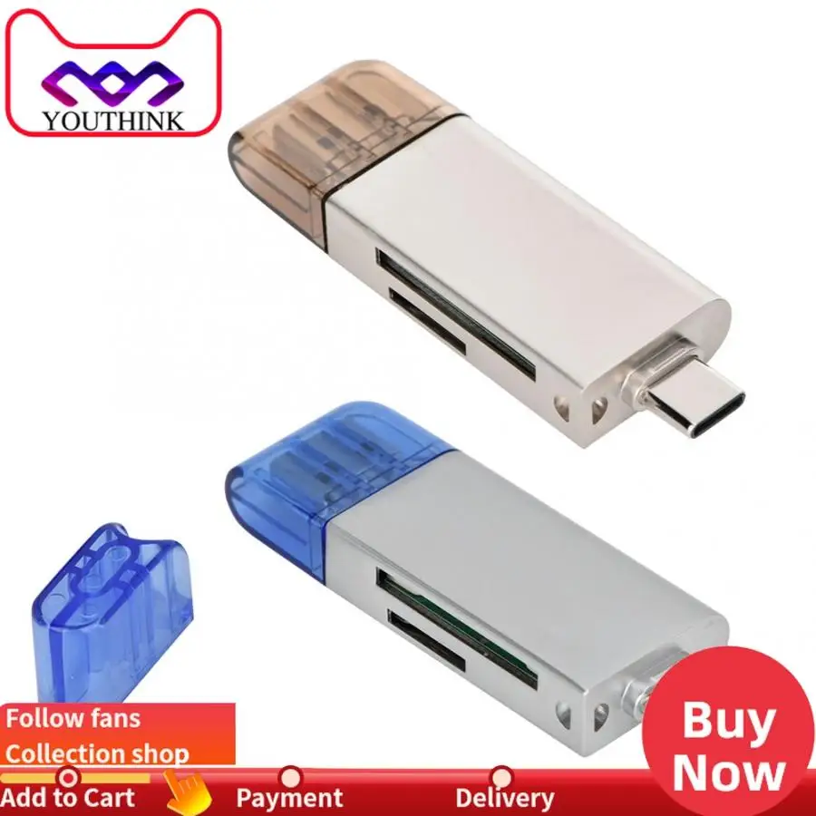 Мини USB OTG телефон адаптер Поддержка тип-c Micro USB/TF устройство для чтения карт памяти конвертер адаптер для мобильного телефона планшета ПК