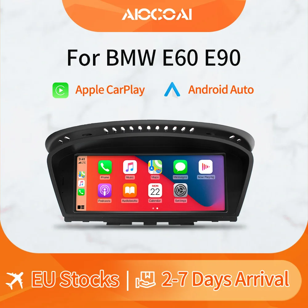 Reproductor multimedia para coche BMW, unidad central inalámbrica con pantalla de 8,8 pulgadas