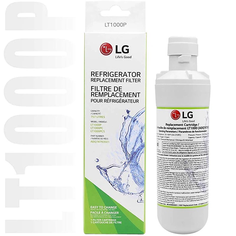 Lg Lt1000p Smart Refrigerator Water Filter Adq747935 Replacement Water Filter 1 Pack Refrigerator Parts Aliexpress