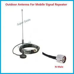 Сотовый телефон антенна с усилением сигнала 2 г 3g 4 ретранслятор телевизионные антенны N Мужской с 10 м кабель для CDMA GSM WCDMA усилители сигнала