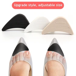 1pair Women High Heel Toe Plug Insert Shoe Front Filler Cushion Pain Relief Protector Accessories Forefoot Pad Half Feet Insoles