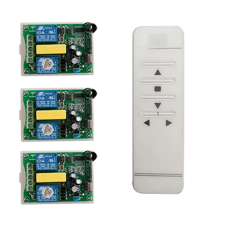 Трубчатые двери гаража мотора/проекционный экран/жалюзи AC 220 V RF беспроводной