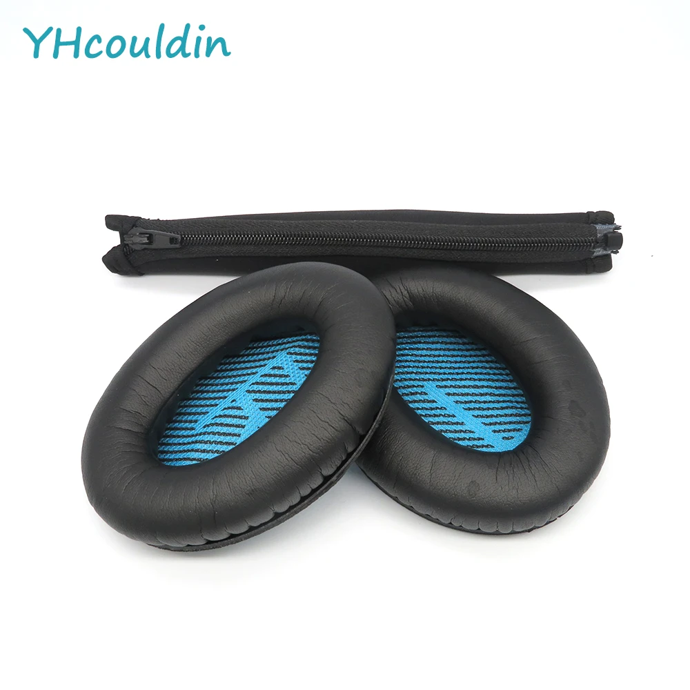 YHcouldin Ear Pads For Bose QC15 Headphone Replacement Pads Headset Ear Cushions