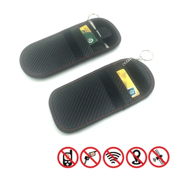 

1PC New No Signal Car Key Case Signal Blocker Case for Faraday Cage Pouch Card Package for Keyless Car Protect Privacy Property