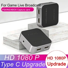 Dongle USB 3.0/1080p/60Hz compatible HDMI, carte d'acquisition pour jeux vidéo en direct, avec entrée micro