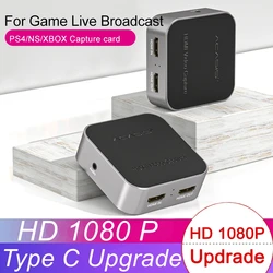 Dongle USB 3.0/1080p/60Hz compatible HDMI, carte d'acquisition pour jeux vidéo en direct, avec entrée micro 