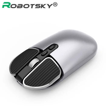 

Wireless Rechargeable Mouse 2.4G USB Silent Bluetooth 5.0 Mouse Ergonomic Computer Gaming Mause for Computer Laptop Mouse