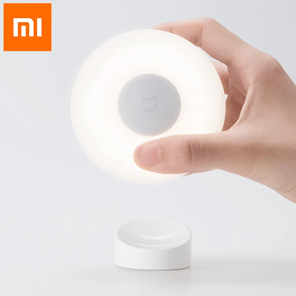 Xiaomi Mijia светодиодный ночной индукционный свет 2 Регулируемый Brightnes с магнитной основой 360 Вращающийся умный инфракрасный датчик движения свет