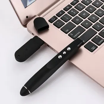 

USB PPT Pen Remote Power Point Presentation Laser Flip RF Remote Control Wireless USB Electronic Pointer