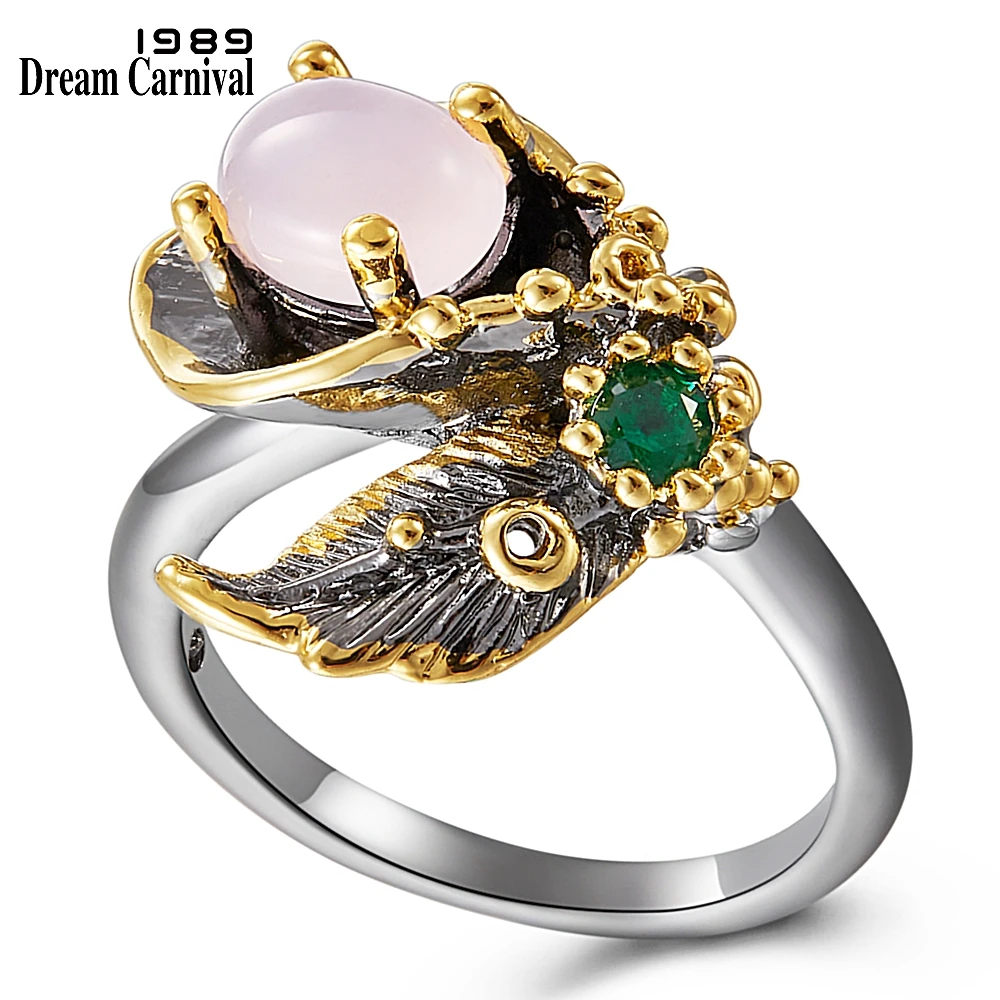 DreamCarnival модное розовое цветочное кольцо на палец для женщин #7 8 9 Размер ювелирные