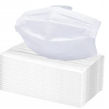 

50PCS Disposable Mouth Face Mask Filter Masks Anti Dust Droplet Pollution Protection Mask PM 2.5 Respirator