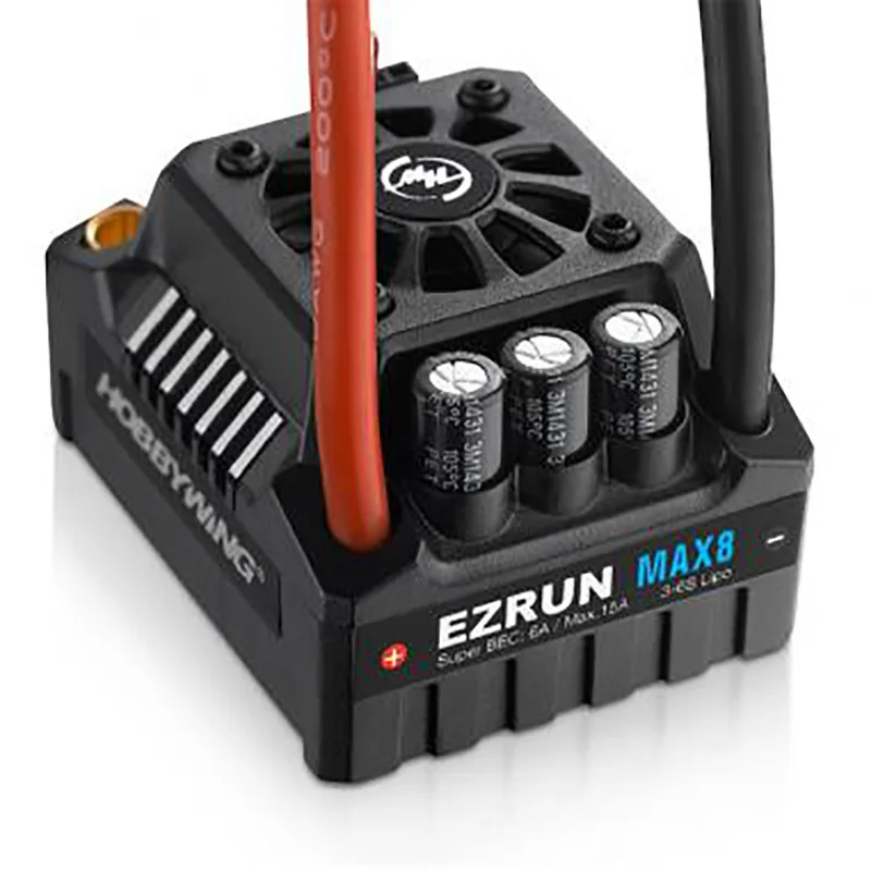 Hobbywing EzRun Max8 v3 150A ESC T Plug/штекер TRX Регулятор Скорости Водонепроницаемый бесщеточный для 1/8 RC автомобиля