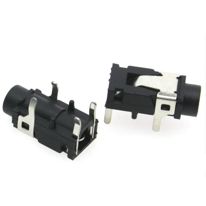 New 10pcs/lot PJ322 PJ321 3.5mm Female Audio Connector 4 / 5 Pin SMT Headphone Jack Socket PJ-322 PJ-321 PCB Mount Stereo | Обустройство