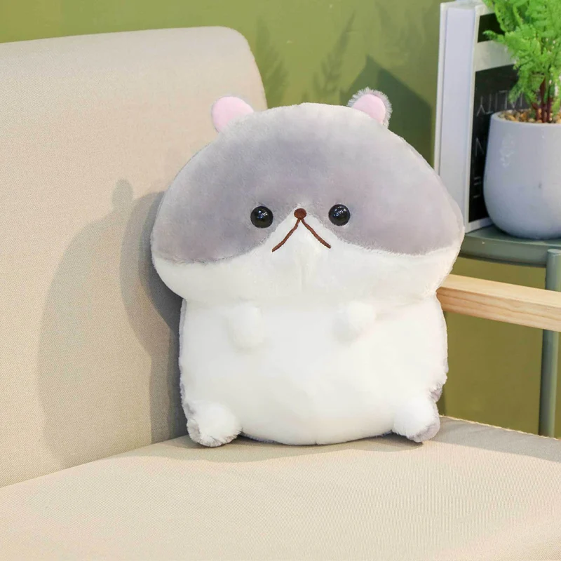 Cute Hamster Plush Toy Cuddle Pillow Doll Big Cloth Doll Lazy
