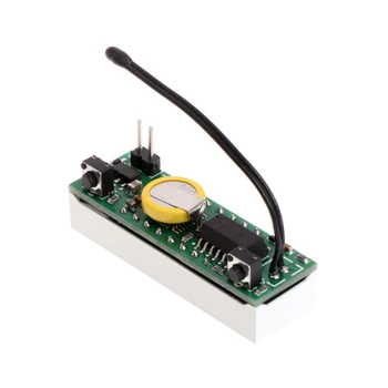 

Car 3 in 1 LED DIY Digital Clock Temperature Voltage Module Electronic DC 5~30V R2LC