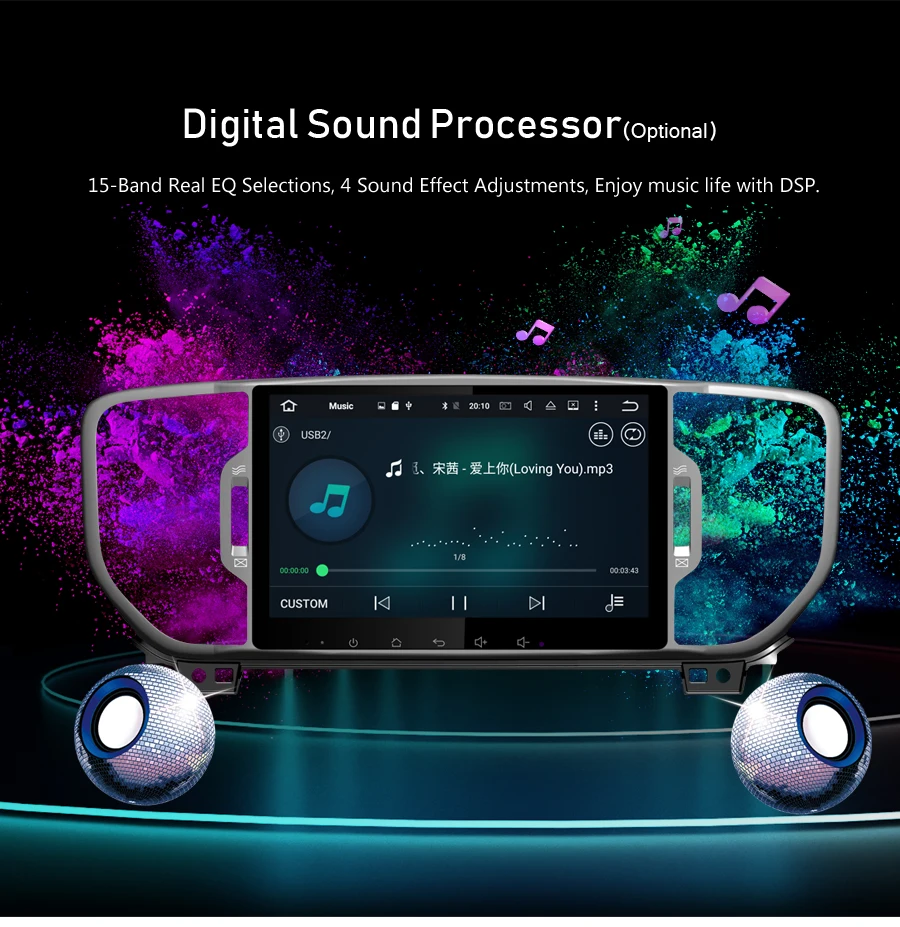 Excellent Android 9.0 Car Radio DVD Player For Kia Sportage 2016 2017 2018 Audio GPS Multimedia Navigation WIFI Bluetooth Video Stereo 7 Excellent Android 9.0 Car Radio DVD Player For Kia Sportage 2016 2017 2018 Audio GPS Multimedia Navigation WIFI Bluetooth Video Stereo 7