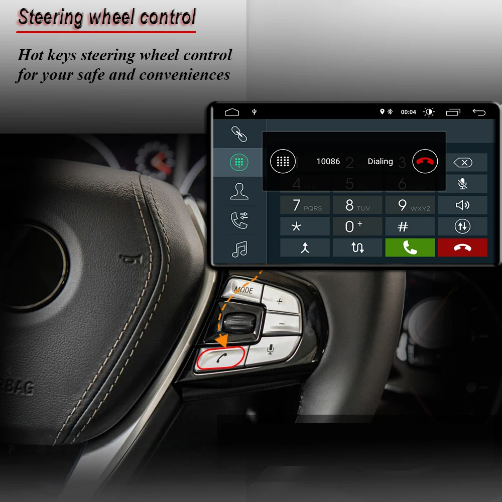 Автомобильный мультимедийный плеер 9 дюймов DSP Android 10 стерео GPS для Benz Smart Fortwo 2016 2017