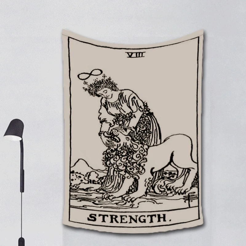 

Tapestry Astrology Mandala Wall Hanging Zodiac Decor Poster Home Art Polyester