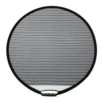 

80cm Circular Striped Flexible Foldable PDR Lined Light Reflector Board Dent Panel Portable Designed for Car Vehicle Door Scratc