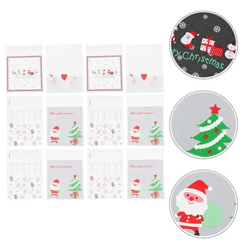 

Durable Lovely Safe Biscuit Bag Wrapping Bag Self-adhesive Candy Bag Christmas