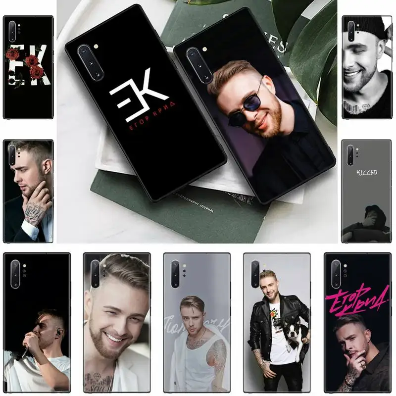 

Egor Kreed personality singer Phone Case For Samsung Galaxy S8 S9 S10 Plus S10E Note 3 4 5 6 7 8 9 10 Pro Lite cover