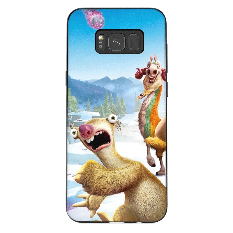 B1 Чехол для телефона для samsung M10 M20 M30 M40 S6 S7 край S9 S8 S10 S10E Plus, Note 8, 9, 10, горячая изображением персонажей из мультфильма «Ледниковый период», кризис милый - Цвет: B1