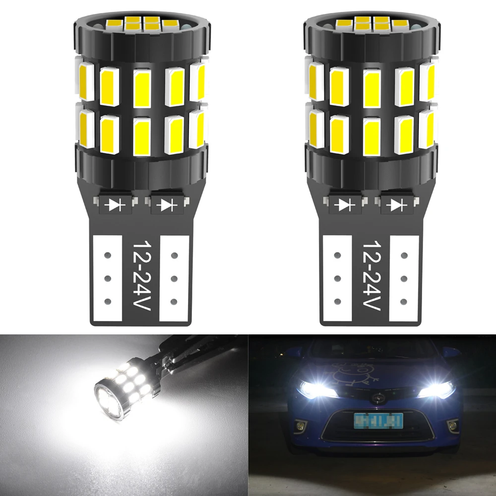 2x Canbus T10 LED Bulb W5W Lamp for Toyota C-HR Corolla Rav4 Yaris